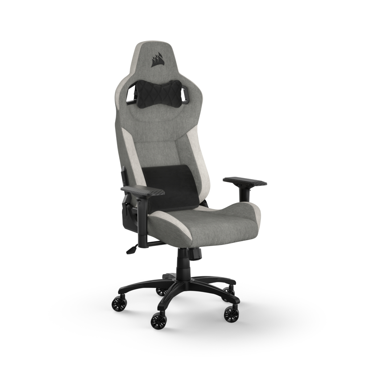 Corsair CF-9010058-WW, PC-Gamingstuhl, 120 kg, Netz-Sitz, Vernetzte Rückenlehne, 188 cm, Schwarz/Grau