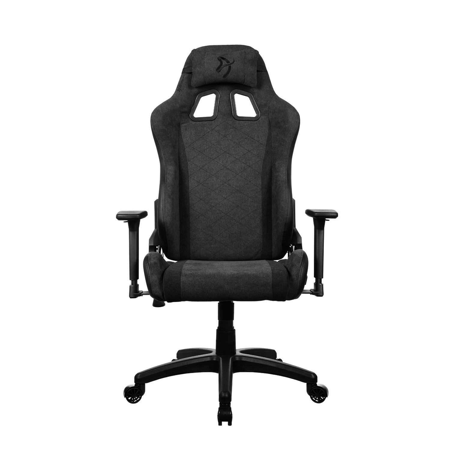 Arozzi Gaming Stuhl Avanti Dark grey SoftFabric, Konsolen-Gamingstuhl, 120 kg, Gepolsterter Sitz, Gepolsterte Rückenlehne