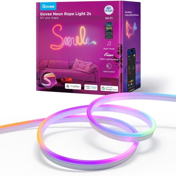 Govee RGBIC LED Neon Strip Light 4,0m white