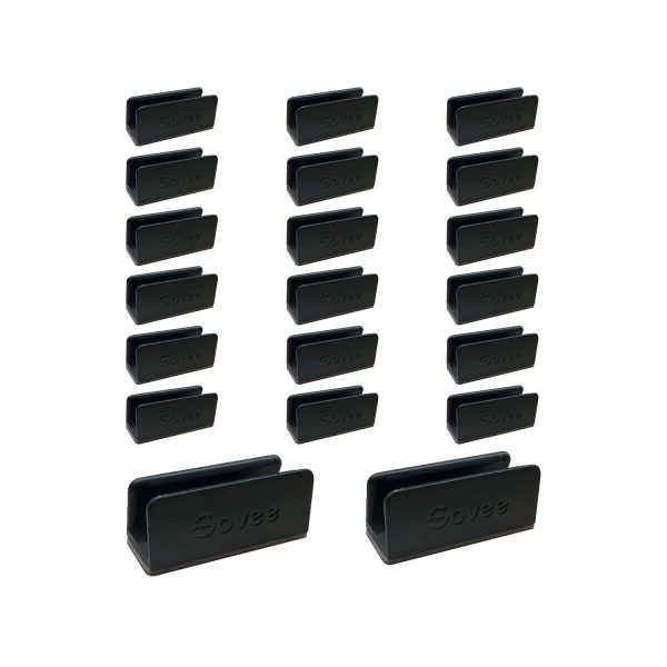 Govee Neon Rope Light 2 Mounting Brackets (20 pcs) black