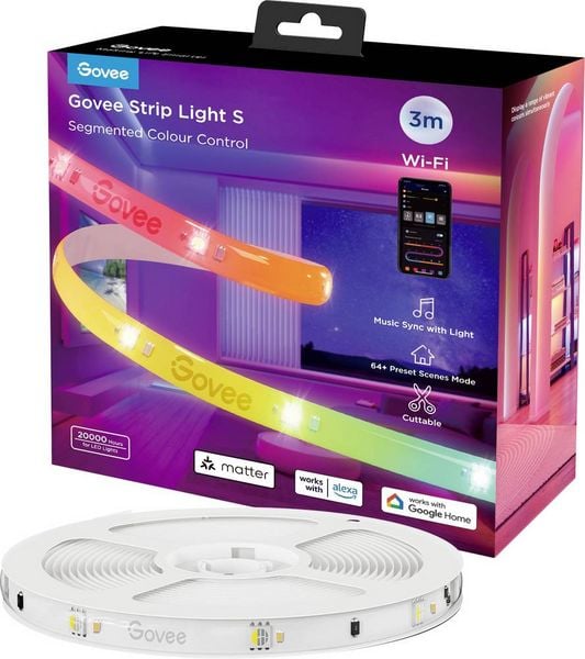 Govee LED-Lichtstreifen 3 m – Matter-kompatibel