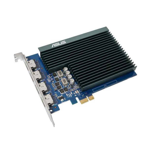 Zweites Bild vonASUS GT730-4H-SL-2GD5, GeForce GT 730, 2 GB, GDDR5, 5010 MHz, 3840 x 2160 Pixel, PCI Express x1