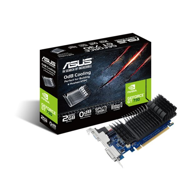 Zweites Bild vonASUS GT730-SL-2GD5-BRK, GeForce GT 730, 2 GB, GDDR5, 64 Bit, 2560 x 1600 Pixel, PCI Express 2.0