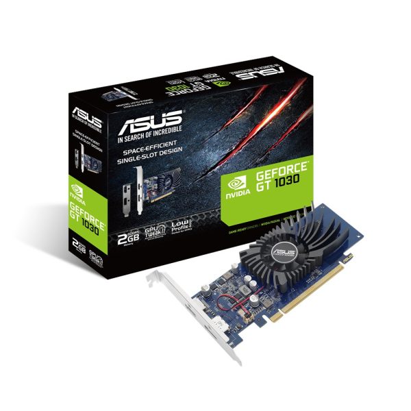 Zweites Bild vonASUS GT1030-2G-BRK, GeForce GT 1030, 2 GB, GDDR5, 64 Bit, 7680 x 4320 Pixel, PCI Express 3.0