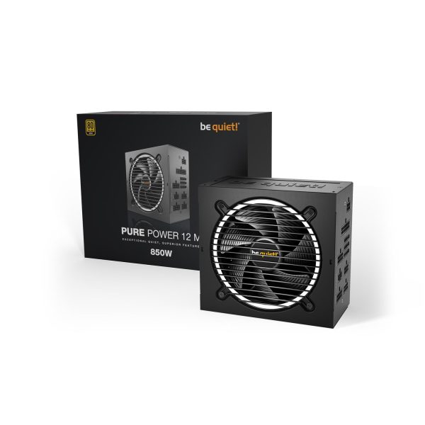 Zweites Bild vonBe Quiet! Pure Power 12 M, 850 W, 100 - 240 V, 900 W, 50 - 60 Hz, 12 / 6 A, Aktiv