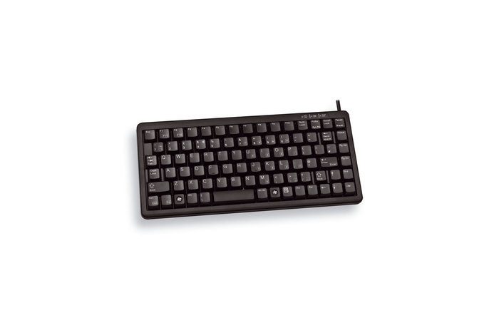 Zweites Bild vonCherry G84-4100 Kompakte Kabelgebundene Tastatur, USB/PS2 Schwarz (QWERTZ - DE), Mini, Kabelgebunden, USB, QWERTZ, Schwarz
