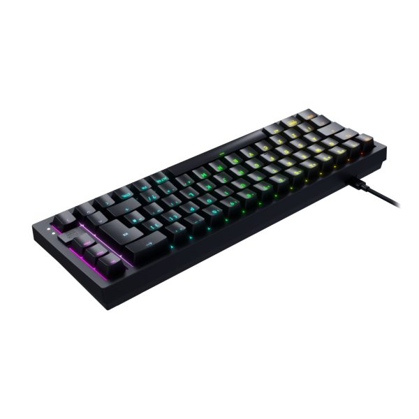 Zweites Bild vonCherry K5V2 Compact, Kabelgebunden, USB, Mechanischer Switch, QWERTZ, RGB-LED, Schwarz