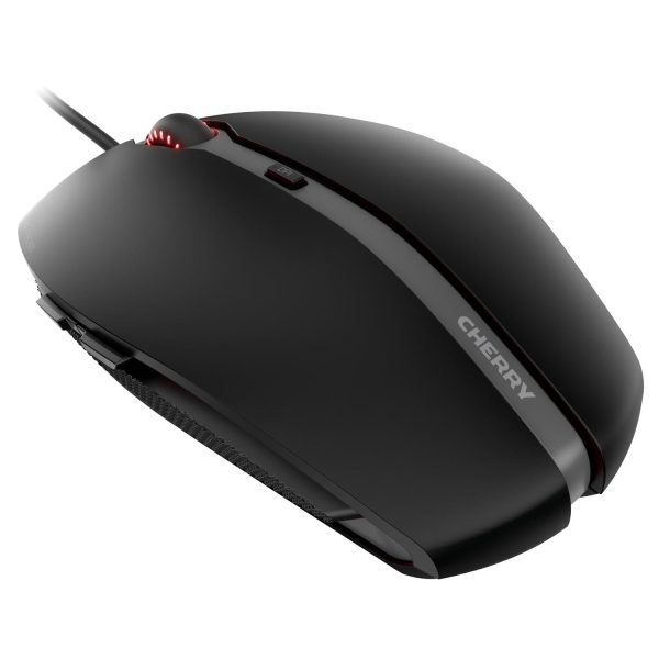 Zweites Bild vonCherry GENTIX 4K Kabelgebundene Maus, Schwarz, USB, Beidhändig, Optisch, USB, 3600 DPI, Schwarz