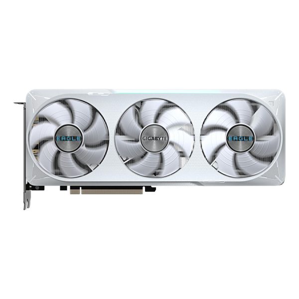 Zweites Bild vonGigabyte GeForce RTX 5070 EAGLE OC ICE SFF 12G Grafikkarte - 12GB GDDR7, 192 Bit, PCI-E 5.0, 2587 MHz Core Clock, 3 x DP 2.1a, 1 x HDMI 2.1b, NVIDIA DLSS 4, GV-N5070EAGLEOC ICE-12GD, GeForce RTX 5070, 12 GB, GDDR7, 192 Bit, 7680 x 4320 Pixel, PCI Express
