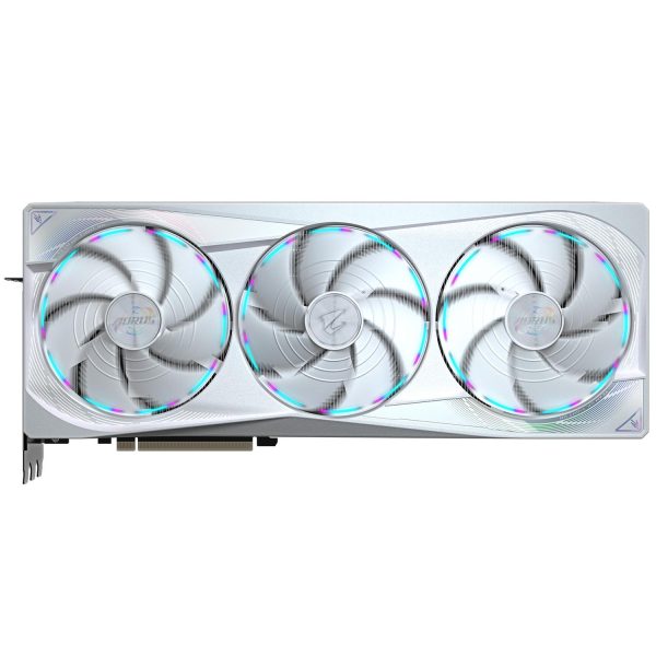 Zweites Bild vonGigabyte AORUS GeForce RTX 5080 MASTER ICE 16G Grafikkarte - 16GB GDDR7, 256 Bit, PCI-E 5.0, 2805MHz Core Clock, 3 x DP 2.1a, 1 x HDMI 2.1b, NVIDIA DLSS 4, GV-N5080AORUSM ICE-16GD, GeForce RTX 5080, 16 GB, GDDR7, 256 Bit, 7680 x 4320 Pixel, PCI Express x1