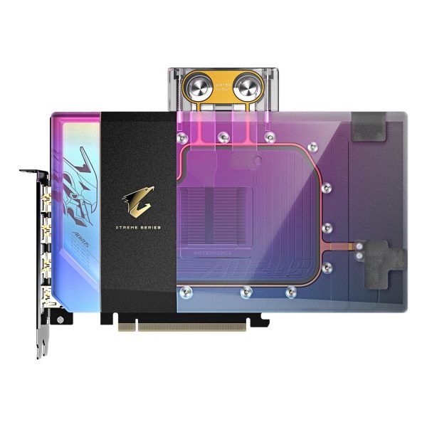 Zweites Bild vonGigabyte AORUS GeForce RTX 5090 XTREME WATERFORCE WB 32G Grafikkarte - 32 GB GDDR7, 512 Bit, PCI-E 5.0, 2655 MHz Kernfrequenz, 3 x DP 2.1a, 1 x HDMI 2.1b, NVIDIA DLSS 4, GV-N5090AORUSX WB-32GD, GeForce RTX 5090, 32 GB, GDDR7, 512 Bit, 7680 x 4320 Pixel, P