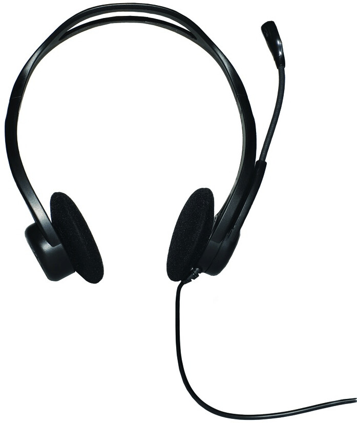 Logitech 981-000100, Kabelgebunden, 100 - 1000 Hz, Anrufe/Musik, 120 g, Kopfhörer, Schwarz