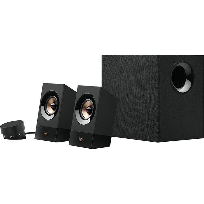 Logitech 980-001054, 2.1 Kanäle, 60 W, Universal, Schwarz, 120 W, Kabelgebunden
