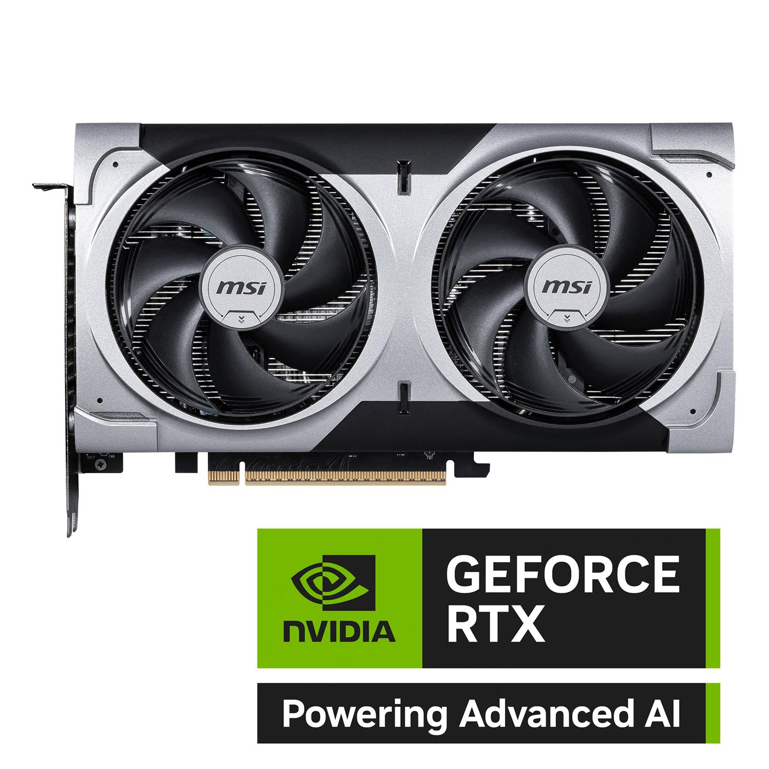 Zweites Bild vonMSI VENTUS GeForce RTX 5060 TI 16G 2X OC PLUS, GeForce RTX 5060 Ti, 16 GB, GDDR7, 128 Bit, 7680 x 4320 Pixel, PCI Express x16 5.0