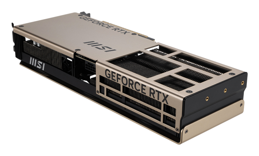 Zweites Bild vonMSI GEFORCE RTX 5070 TI 16G INSPIRE 3X OC, GeForce RTX 5070 Ti, 16 GB, GDDR7, 256 Bit, 7680 x 4320 Pixel, PCI Express 5.0