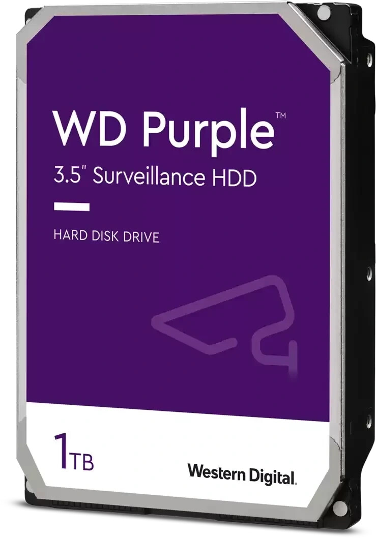 WD Purple , 1 TB, 5400 RPM, 64 MB, 3.5", Serial ATA III