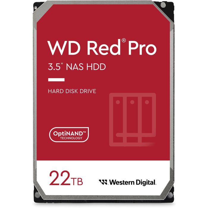 Zweites Bild vonWD Red Pro , 22 TB, 7200 RPM, 512 MB, 3.5", Serial ATA III