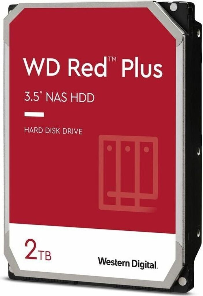 Zweites Bild vonWD Red Plus , 2 TB, 5400 RPM, 64 MB, 3.5", SATA