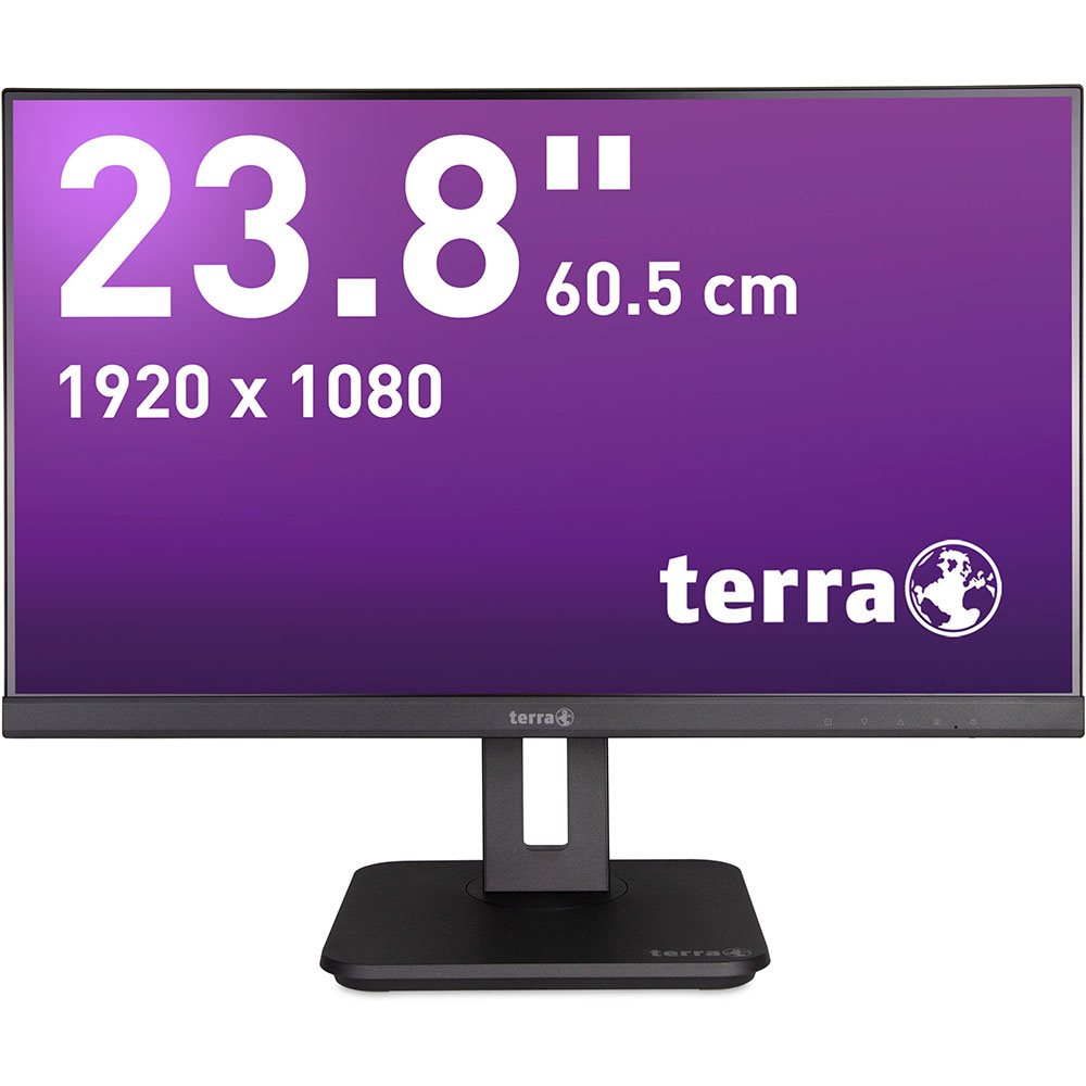 TERRA LCD/LED 2448W PV V3.1 schwarz HDMI/DP/USB-C/ GREENLINE PLUS, 60,5 cm (23.8"), 1920 x 1080 Pixel, Full HD, LED, 5 ms, Schwarz