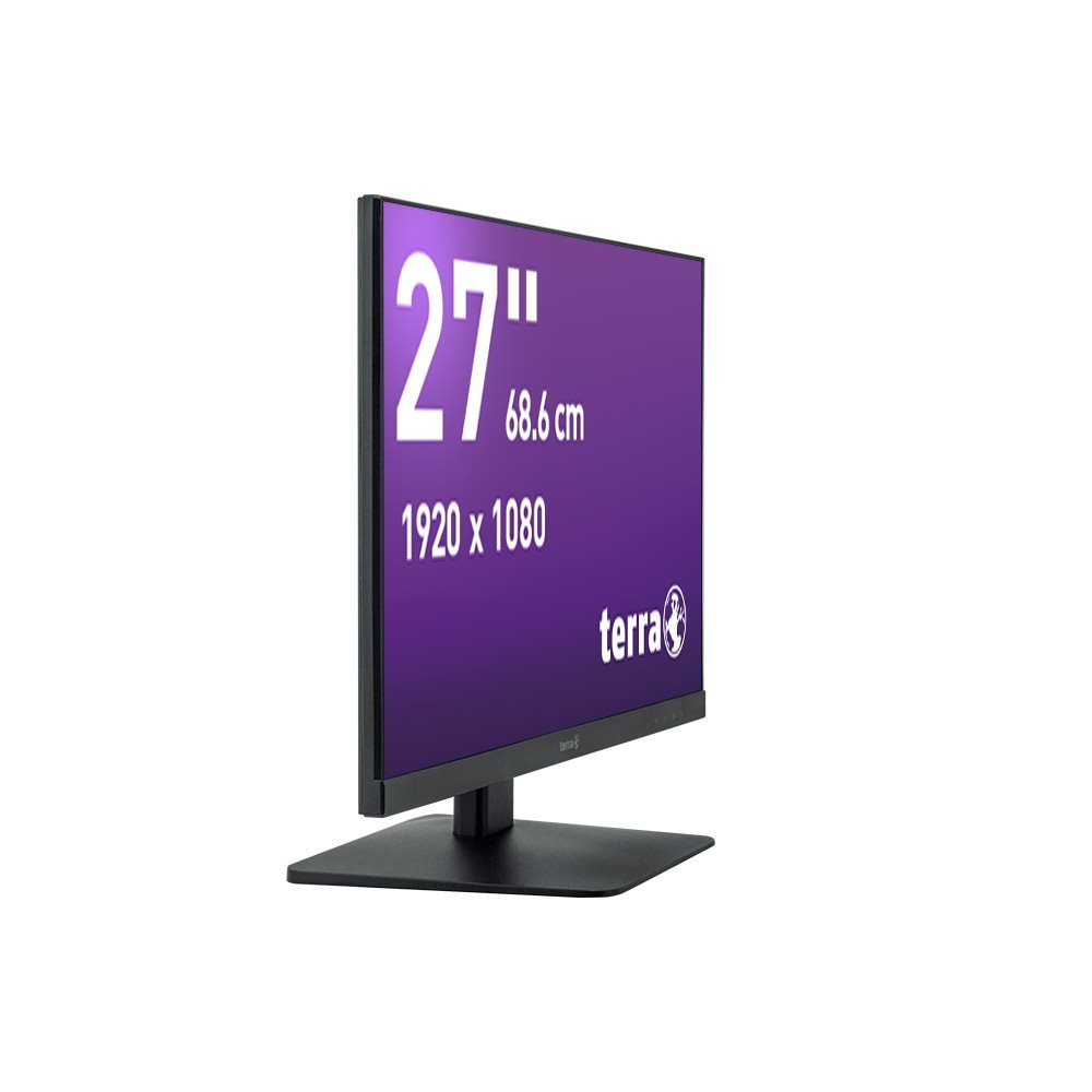 TERRA LCD/LED 2748W V3 schwarz HDMI/DP/USB-C GREENLINE PLUS, 68,6 cm (27"), 1920 x 1080 Pixel, Full HD, LED, 5 ms, Schwarz
