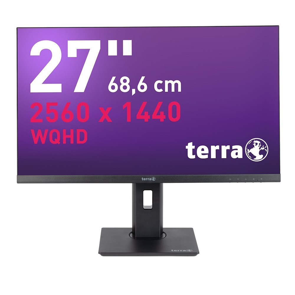 TERRA LCD/LED 2772W PV, 68,6 cm (27"), 2560 x 1440 Pixel, Wide Quad HD, LCD, 5 ms, Schwarz