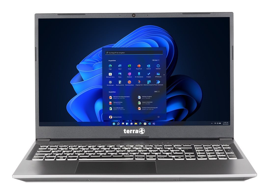 TERRA MOBILE 1500P R5-7430U W11P -FR, AMD Ryzen™ 5, 2,3 GHz, 39,6 cm (15.6"), 1920 x 1080 Pixel, 16 GB, 500 GB