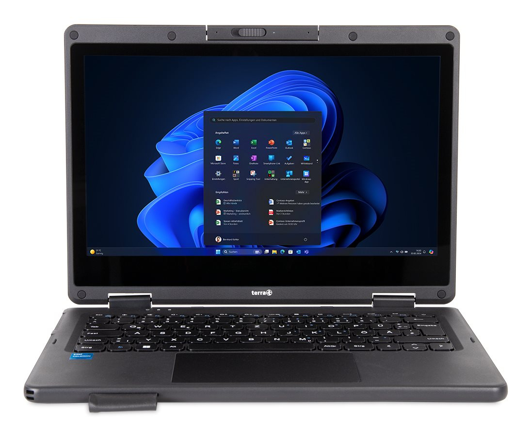 TERRA MOBILE 360-11V4 N100 W11P EDU STF, Intel® N, 29,5 cm (11.6"), 1366 x 768 Pixel, 4 GB, 128 GB, Windows 11 Pro Education