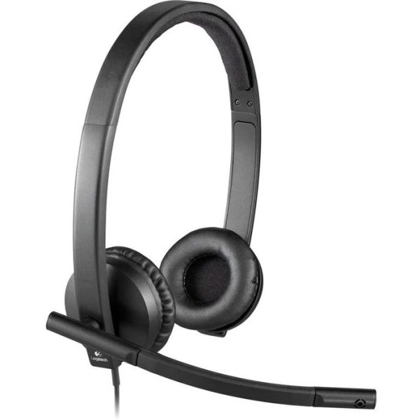 Zweites Bild vonLogitech H570e, Kabelgebunden, Büro/Callcenter, 31,5 - 20000 Hz, 111 g, Kopfhörer, Schwarz