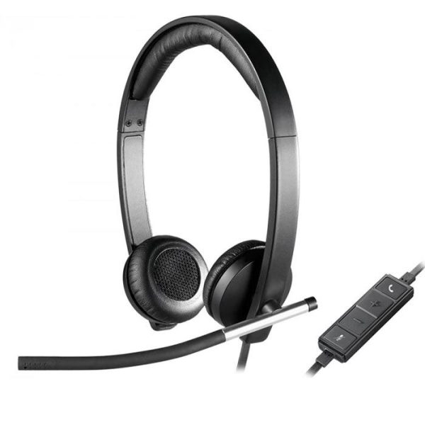 Zweites Bild vonLogitech 981-000519, Kabelgebunden, Büro/Callcenter, 50 - 10000 Hz, 120 g, Kopfhörer, Schwarz, Silber