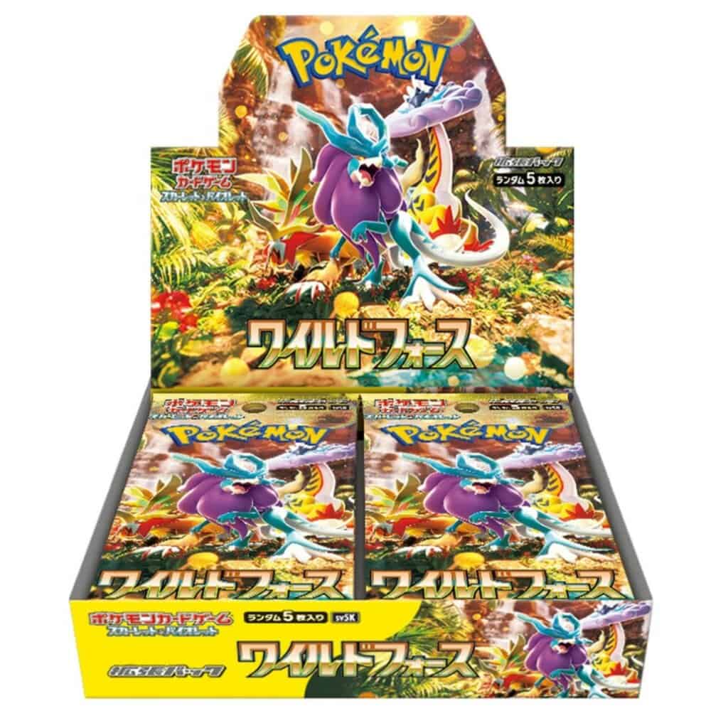 Pokemon Wild Force Display sv5k japanisch