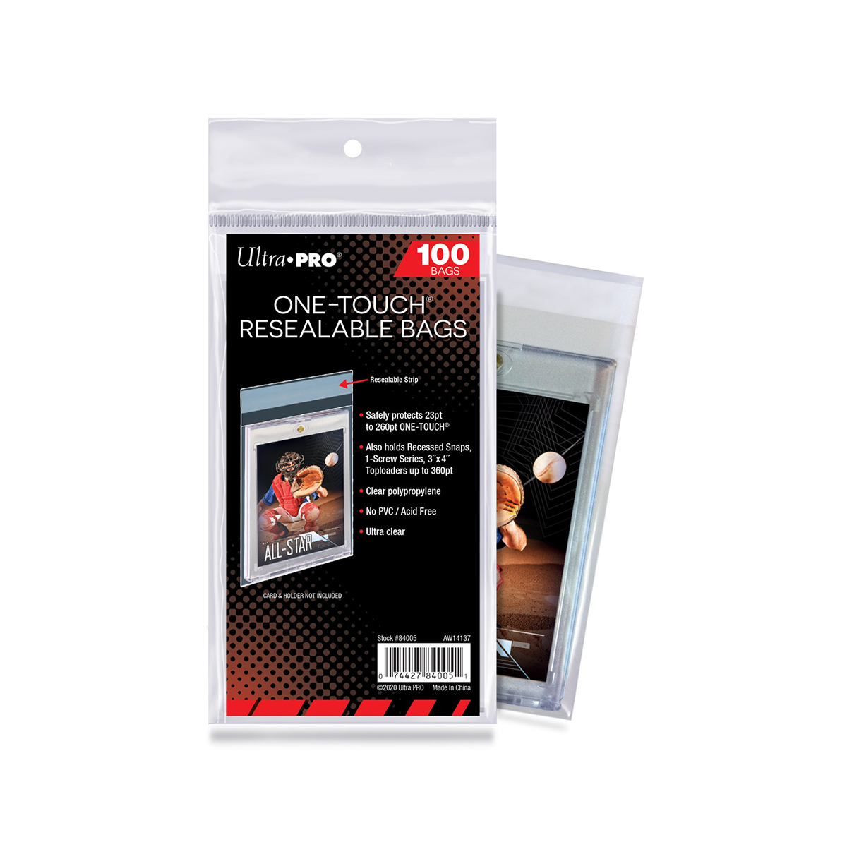 Ultra PRO ONE-TOUCH Resealable Bags