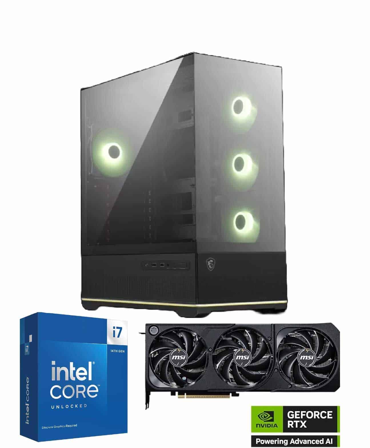 Intel Pro Gaming PC mit i7-14700KF & RTX 5070 Ti – 32GB RAM, 2TB SSD, Windows 11